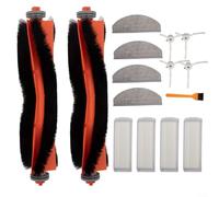 Kit de pièces de rechange pour aspirateur Redroad G10 3 VXVC25 avec 4 filtres, 2 brosses principales, 4 chiffons à franges et 4 brosses latérales