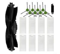 Kit de pièces de rechange pour aspirateur robot Aonus S8 avec 8, 8 brosses latérales, brosse à rouleau et outil de nettoyage pour l'entretien de la maison