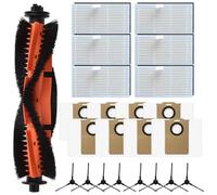 Kit de pièces de rechange pour aspirateur robot Cecotec pour Conga M20, comprend une brosse principale, des brosses latérales, des filtres et des sacs à poussière, accessoires de nettoyage haute