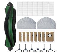 Kit de pièces de rechange pour aspirateur robot Conga 8490 et Ultimate Ultra Power Home, brosse principale, brosses latérales, filtre, sac à poussière (3,5 l), chiffons à serpillère, 17/29 pièces (B)