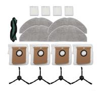 Kit de pièces de rechange pour aspirateur robot Conga 8490, pour aspirateur robot ULTIMATE Ultra Power, comprend une brosse principale, une brosse latérale, un filtre, un chiffon de nettoyage, un sac