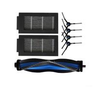 Kit de pièces de rechange pour aspirateur robot Ecovacs pour deebot X9 PRO pour omni - Brosse principale, brosses latérales, filtre HEPA - Lot de 7 accessoires