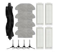Kit de pièces de rechange pour aspirateur robot Everybot 3i, Karcher RCV 3, pour Haier PROBOT DTX, 1 brosse principale, 4 brosses latérales, 4 filtres et 4 chiffons