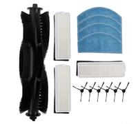 Kit de pièces de rechange pour aspirateur robot Laresar Evol 3 avec serpillères, filtres et brosses latérales conçus pour une élimination optimale de la poussière et de la saleté (B)
