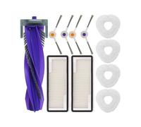 Kit de pièces de rechange pour aspirateur robot Narwal pour Freo X Ultra J4 Lite, comprend des brosses latérales, des filtres HEPA et des serpillères lavables, accessoires essentiels pour le nettoyage