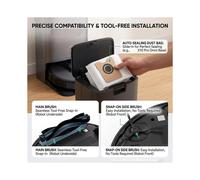 Kit de Pièces de Rechange pour Aspirateur Robot pour C10 - Accessoires Essentiels pour des Performances de Nettoyage Optimales