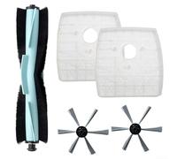 Kit de pièces de rechange pour aspirateur SilverCrest M690 et WAP W310 avec brosse principale, brosses latérales et filtre pour une collecte complète de la poussière