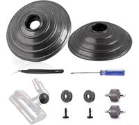 Kit de pièces de rechange pour aspirateur V8 V10 pour V12 - Embout de sol avec rouleau à brosse - Adaptateur de roue - Couvercle - Vis en plastique robuste - Montage facile sans outils