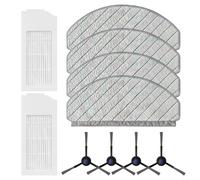 Kit de pièces de rechange pour Bosch Spotless + BCRD1W/Advanced + BCRD2W, filtres lingettes, brosses latérales, nylon microfibre, pour animaux domestiques et enfants (A)