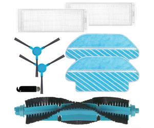 Kit de pièces de rechange pour Cecotec pour Conga 3290 3390 3490 3590 3690 3790 3890 4090 4690 5090 5490 6090 7090, rouleau principal brosse latérale filtre serpillère, accessoires ABS + nylon pour