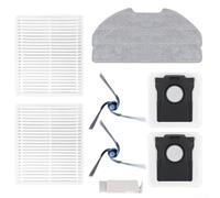Kit de pièces de rechange pour Dreame for D20 pour Air for Plus - Ensemble de nettoyage complet avec serpillères, filtres, sacs à poussière, brosses (A)