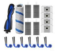 Kit de pièces de rechange pour Ecovacs pour deebot T80S Omini avec brosse principale, brosses latérales, filtre HEPA, sacs à poussière
