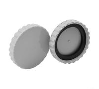 Kit de pièces de rechange pour entrée de piscine enterrée Intex | Ensemble de joints étanches avec résistance au gel pour piscines avec vannes d'arrêt | Plastique gris | Lot de 2