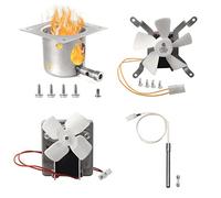 Kit de pièces de rechange pour fumoir à granulés Pit Boss et Traeger, comprend un moteur à tarière 2,0 tr/min, un ventilateur à induction, une tige d'allumage avec fusible, des accessoires de brasero