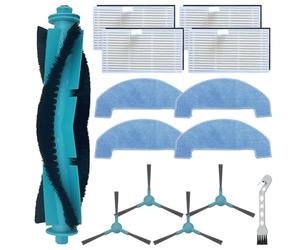 Kit de pièces de rechange pour Liectroux M70 Pro, MONSGA MS1 Max, Ultenic D10, brosse principale, brosses latérales filtrantes, serpillères, 13 pièces pour aspirateur