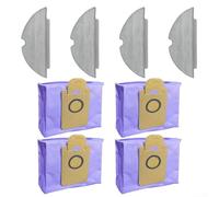 Kit de pièces de rechange pour RoboVac L35 pour Hybrid+ et L30 pour Hybrid+ comprenant 4 chiffons et 4 sacs à poussière pour l'entretien de routine