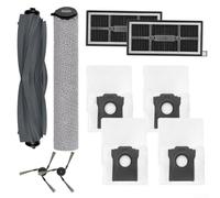 Kit de pièces de rechange pour série de rouleaux MOVA S70, comprend une brosse principale, des brosses latérales, des filtres HEPA, des serpillères, des sacs à poussière, des poils en nylon résistants