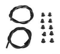 Kit de pièces de rechange pour système de carburant composé de deux tuyaux de carburant et dix anneaux de verrouillage de réservoir pour FS80 BG72 BG75 BR320 BR340 SR320 SR340 et plus
