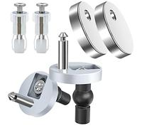 Kit de pièces de rechange universelles pour siège de toilette avec vis et boulons pour fixation de siège de toilette (3 types)
