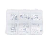 Kit de pièces de vis de rechange en acier inoxydable, Tubes de couronne de montre pour réparation d'horloger