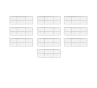 Kit De Pièces Détachées Compatibles Avec Narwal, J3 Freo Couvercle De Brosse Latérale Principale, Filtre Chiffon De Nettoyage For Robot Aspirateur.(Set6)