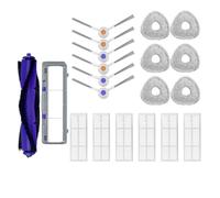 Kit De Pièces Détachées Compatibles Avec Narwal, J3 Freo Couvercle De Brosse Latérale Principale, Filtre Chiffon De Nettoyage For Robot Aspirateur.(Set16)