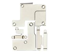Kit de Pièces Métalliques Supports et Plaques Internes pour iPhone 16 Pro Argent