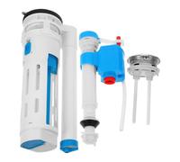 Kit de Pièces pour Réservoir de Toilettes, Double Bouton-poussoir ABS | Vanne de Remplissage Silencieuse, Flotteur Inclus, Rénovation Facile, Usage en Salle de Bain Résidentielle