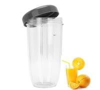 Kit de pièces rechange pour tasse et couvercle mixeur pour mélangeurNutriBullet 900W, tasse rechange pour mixeur avec couvercle d'étanchéité pour jus fraîchement pressé (Grande tasse 32Oz)