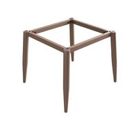 Kit de pieds de meubles modernes en métal pour tables de cuisine, salle à manger, bureau, dessus en marbre ou en bois avec ventouse et vis 45 cm x 45 cm x 72 cm
