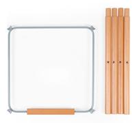 Childhome Kit de pieds longs pour chaise haute Evolu extra avec repose-pieds bois naturel menthe