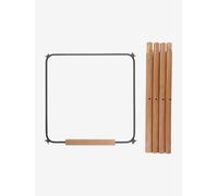 Childhome, Set de Pieds Extra Long pour Chaise Haute Bébé Evolu 2, S'adapte Hauteur 90cm Ilot de cuisine ou Bar, Repose pieds, Bois de Hêtre, Facile à assembler, Couleur Anthracite