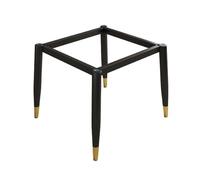 Kit de pieds modernes en métal pour meubles de cuisine, table à manger et base de bureau, durable pour marbre, verre, dessus en bois, avec ventouse et vis, 45 x 45 x 72 cm