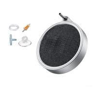 Kit de pierre à air pour aquarium silencieux pour diffuseur de bulles nano pour aquarium 20-70 L avec tube de valve (10 cm)