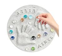 Kit de pierres à marcher - Kit de fabrication de tampons de 30,5 cm avec design de l'alphabet créatif, accessoire artistique, solution d'impression pour concevoir des pierres de chemin personnalisées