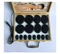 Kit de pierres de massage Hot Rocks, for traitement de relaxation SPA à domicile, massothérapie. (ensemble de 16 pièces)