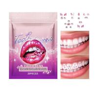 Kit de pierres précieuses pour dents, gemmes de bijoux pour dents - Kit initial pour bijoux dentaires, Kit initial de gemmes temporaires, faciles à utiliser, sûrs et durables : gemmes pour un sourire
