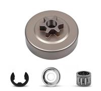 Kit de pignon 3/8" 6 dents pour Stihl 017 018 021 023 025 MS170 MS180 MS210 MS230 MS250 MS 170 180 210 230 250 Remplace 1123 640 2005 avec E-Clip + lave-glace Roulement à aiguilles
