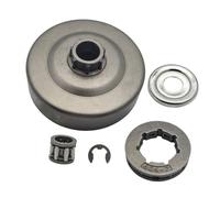 Kit de pignon de jante 404 7T for tronçonneuse 3/8"-7, tambour d'embrayage, compatible avec les modèles MS660, 066, 064, MS640 et MS661. Pièces incluses : roulement d'embrayage, rondelle de pignon.