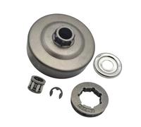 Kit de pignon de Jante 404 7T for tronçonneuse 3/8"-7, Tambour d'embrayage, Compatible avec Les modèles MS660, 066, 064, MS640 et MS661. Pièces incluses : roulement d'embrayage, rondelle de pignon.