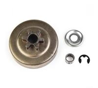 Kit de pignon de tambour avec 6 dents 3/8" pour tronçonneuse MS170 MS180 avec rondelle E clip et roulement