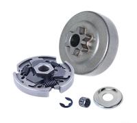 Kit de pignon de tambour d'embrayage 3/8-6T pour tronçonneuse MS171 MS181 MS181C MS211 avec rondelle d'embrayage et roulement à clip E