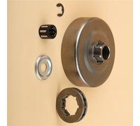 Kit de pignon de Tambour d'embrayage .404 Compatible avec Les tronçonneuses MS661, MS660, 066 et MS640, pièces détachées