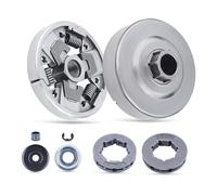 Kit de pignon de Tambour d'embrayage for Moteurs 024AV 026 MS240 MS260 MS260C MS261C avec rondelle à Aiguille et engrenage à vis sans Fin E-Clip