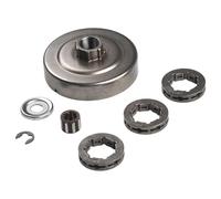 Kit de pignon de tambour d'embrayage for Stihl 034 036 039 M 90 MS310 MS360 B38, pas de 3/8 7T, rondelle de roulement de pignon de dent de tronçonneuse E Clip