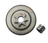 Kit de pignon de transmission à chaîne 325 7T, tambour d'embrayage et roulement à aiguilles compatible avec les tronçonneuses MS230, MS250, MS210, 021, 023 et 025 (référence OEM : 1123 640 2074)
