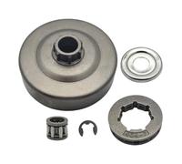 Kit de pignon Jante 404 7T for tronçonneuse 3/8"-7, Tambour d'embrayage, Compatible avec Les modèles MS660, 066, 064, MS640 et MS661. Pièces incluses : roulement, rondelle