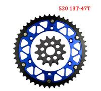 Kit De Pignons Avant Et Arrière De Moto,Yamaha Wr250,Wr250f,Yz125,Yz250,Yz250f P R T E W X Y Z,13t,45t,46t,47t,48t,49t,51t,52t - Type 520 13t-47t