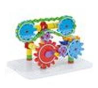 Quercetti Georello Tech Starter Set, Jeux de Construction Mécanique Enfant 5+, Engrenages, Jouets d'Activité et de Développement, Motricité Fine, Made in Italy