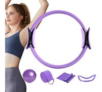 Kit de pilates pour la maison, 5 pièces, yoga, bande de balle, sangle de résistance, ceinture de tension pour étirement, fitness, pilates, équipement de gym à domicile, sports de santé,
